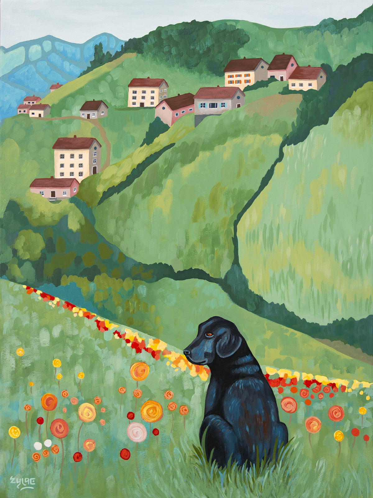 Black Dog - Zylaco Art